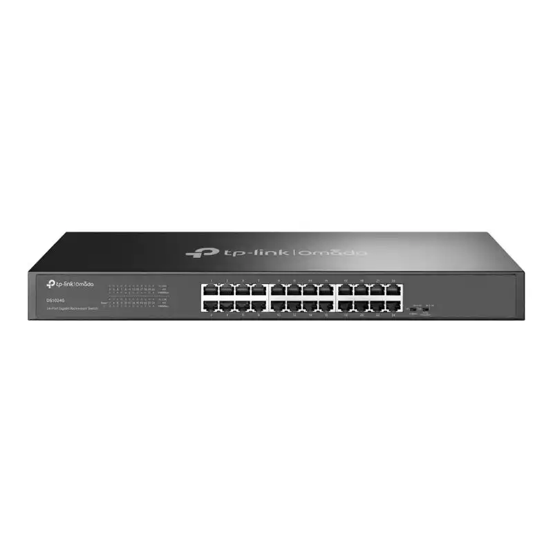 TP-Link Omada V1.6 - Commutateur - non géré - 24 x 10 - 100 - 1000Base-T - Montable sur rack (DS1024G)_1